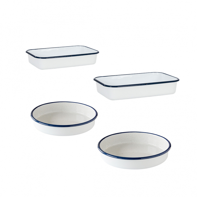 Auflaufformen-Set - Mix - Kockums White