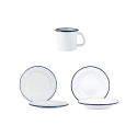 Geschirr-Set - 12 Teile - Kockums White