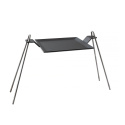 Set mit Grillplatte 40x27 und Feuerstand