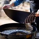 Grillplatte, halbrund, 47 cm