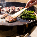 Grillplatte, halbrund, 47 cm