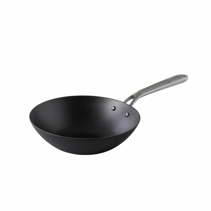 Carbon Steel Stir fry pan 24 cm in der Gruppe Kohlenstoff/Karbonstahl Bratpfannen bei Kockums Jernverk AB (WOK24-080)