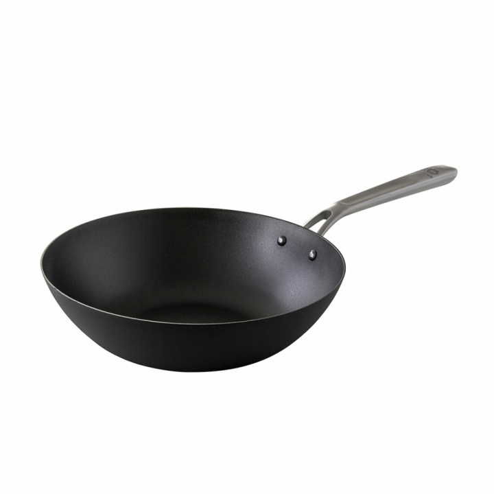 Carbon Steel Stir fry pan 28 cm in der Gruppe Kohlenstoff/Karbonstahl Bratpfannen bei Kockums Jernverk AB (WOK28-080)